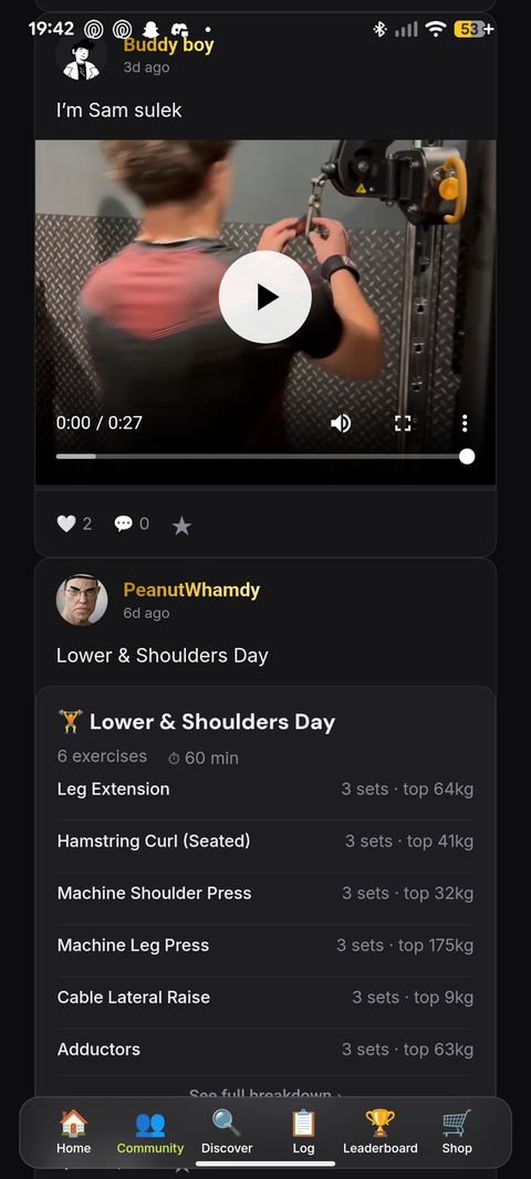 Community feed