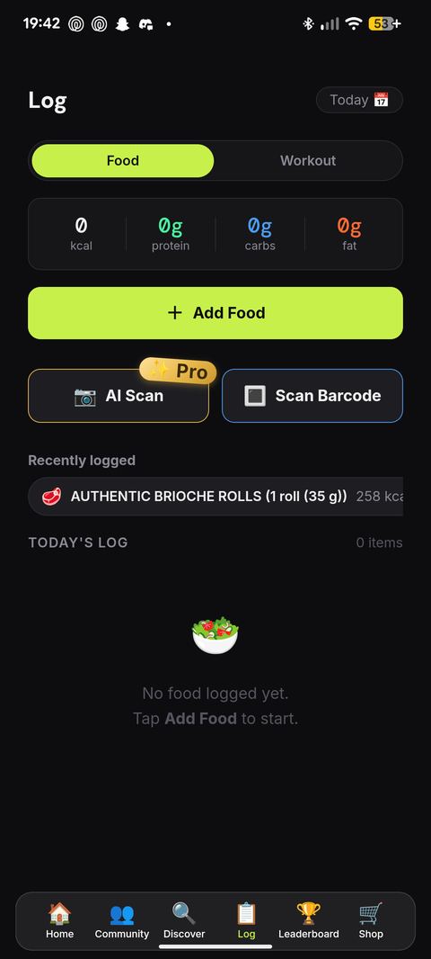 Food log